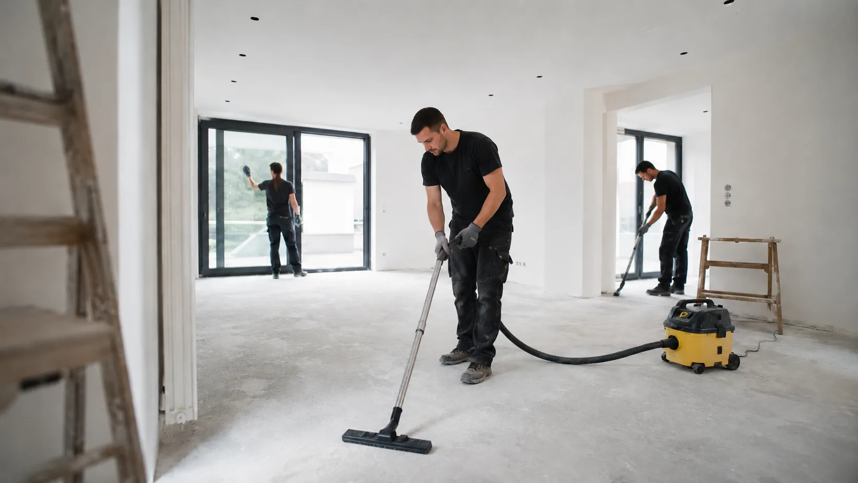 Baureinigung einer Neubauwohnung